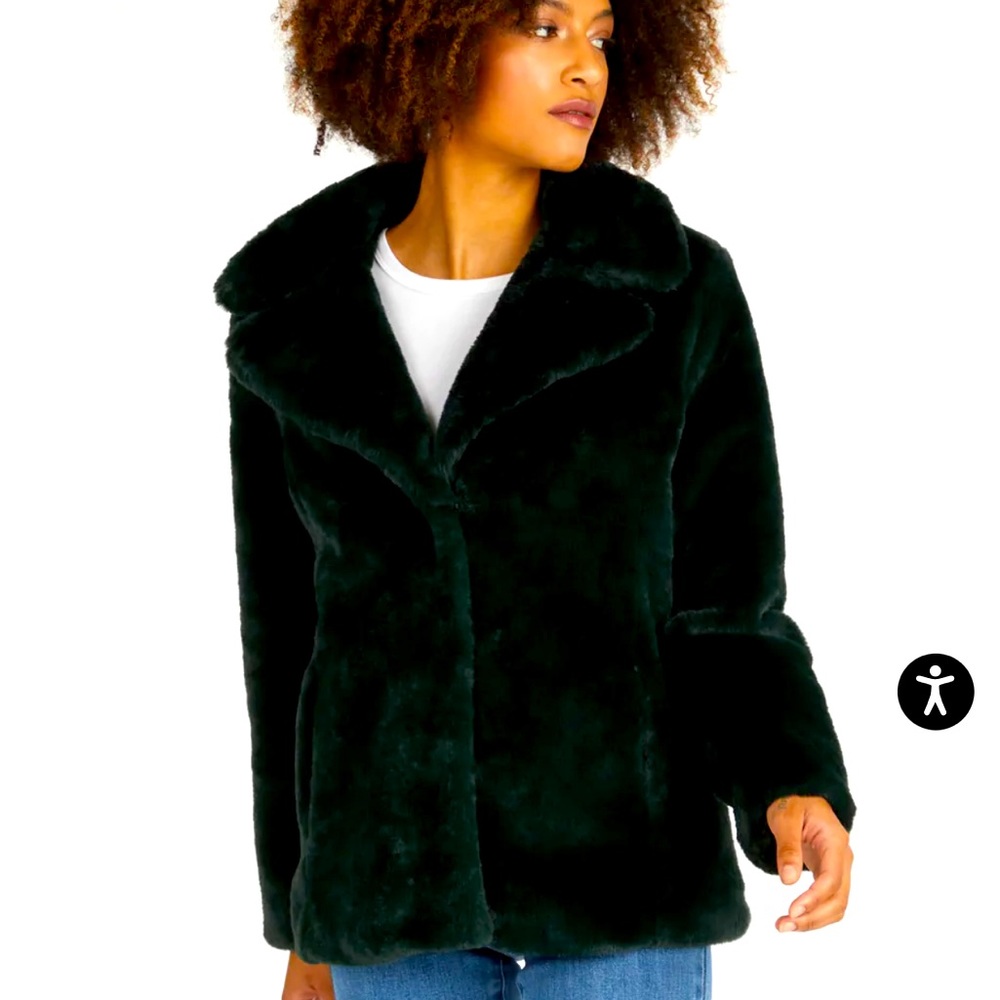 NWT NVLT Faux Fur Teddy Jacket XL / 1X